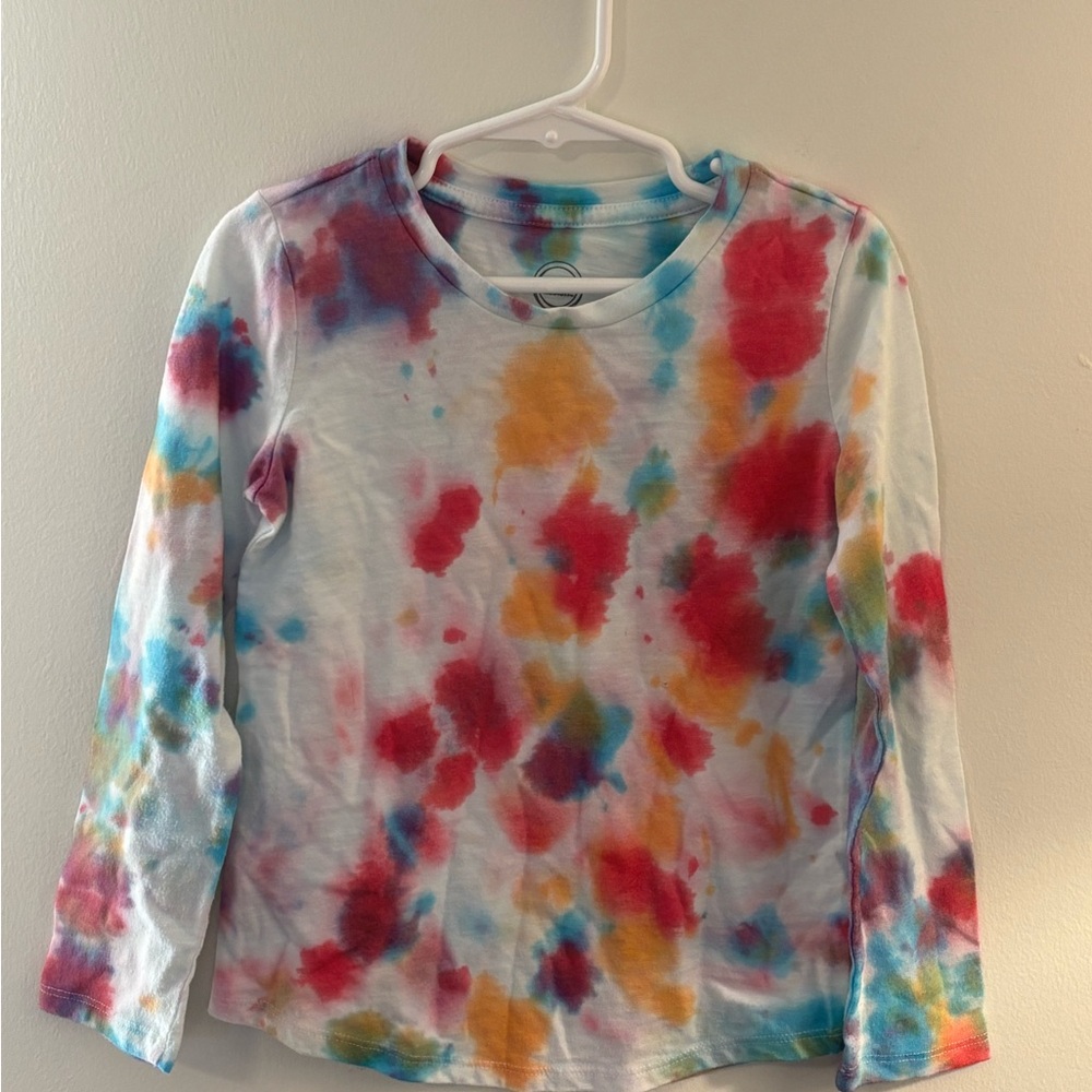 Wonder Nation Tie-Dye Long Sleeve Shirt